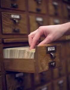 card catalog