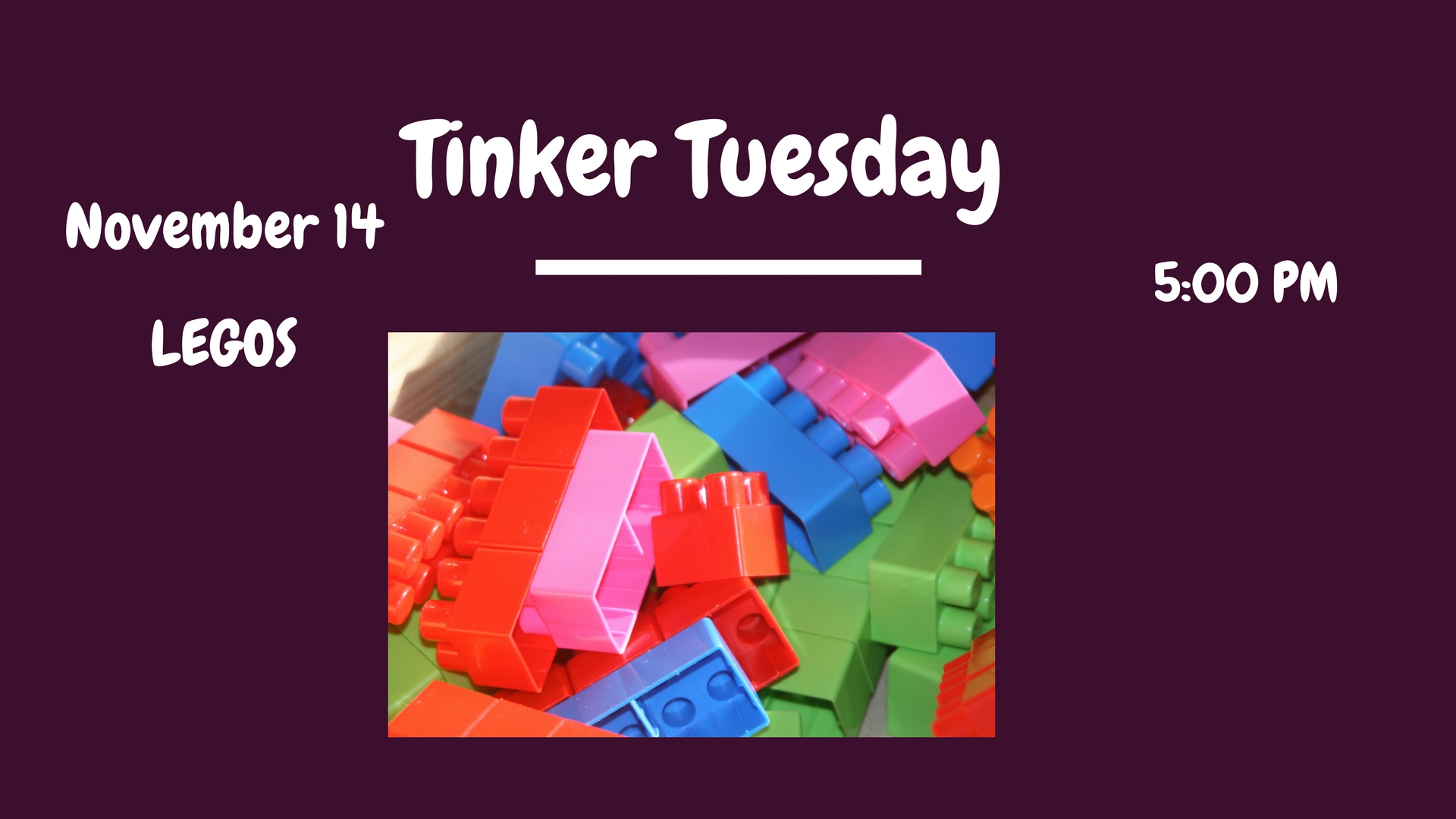 Tinker Tuesday--Legos